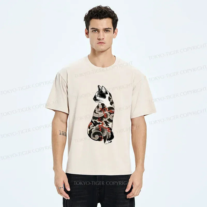 Kyoto Lion Tattoo Washed Tee
