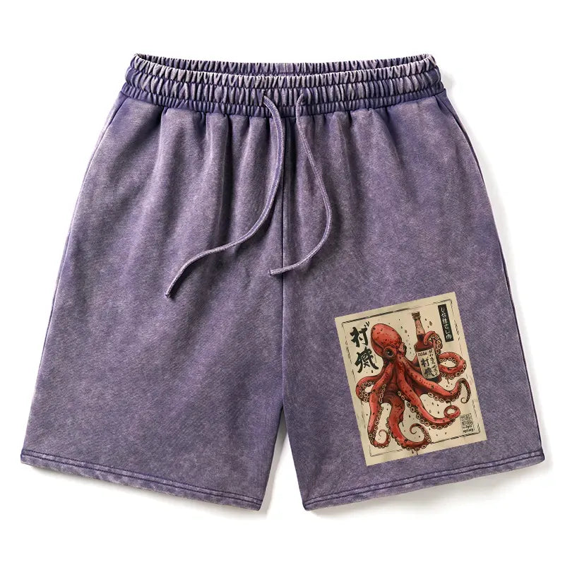 Osaka Sake Octopus Washed Shorts