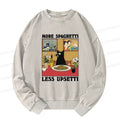 Cute Cat Pasta Vintage Sweatshirt