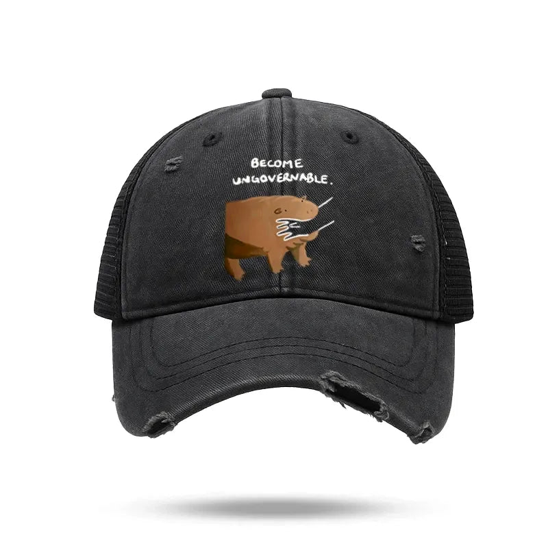 Kyoto-Lion Moo Deng Cap for Gift Idea