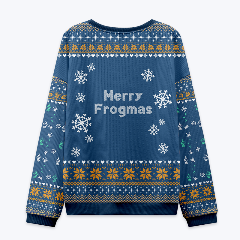 kyoto lion funny frogmas sweatshirt for casual