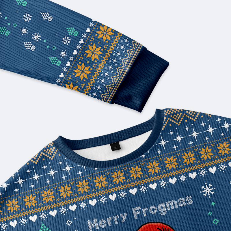 kyoto lion funny frogmas sweatshirt for casual