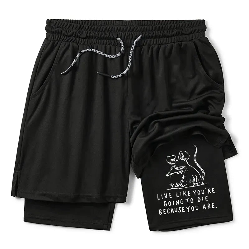 Kyoto-Lion Funny Meme Sarcastic Rat Life Truth Training Shorts