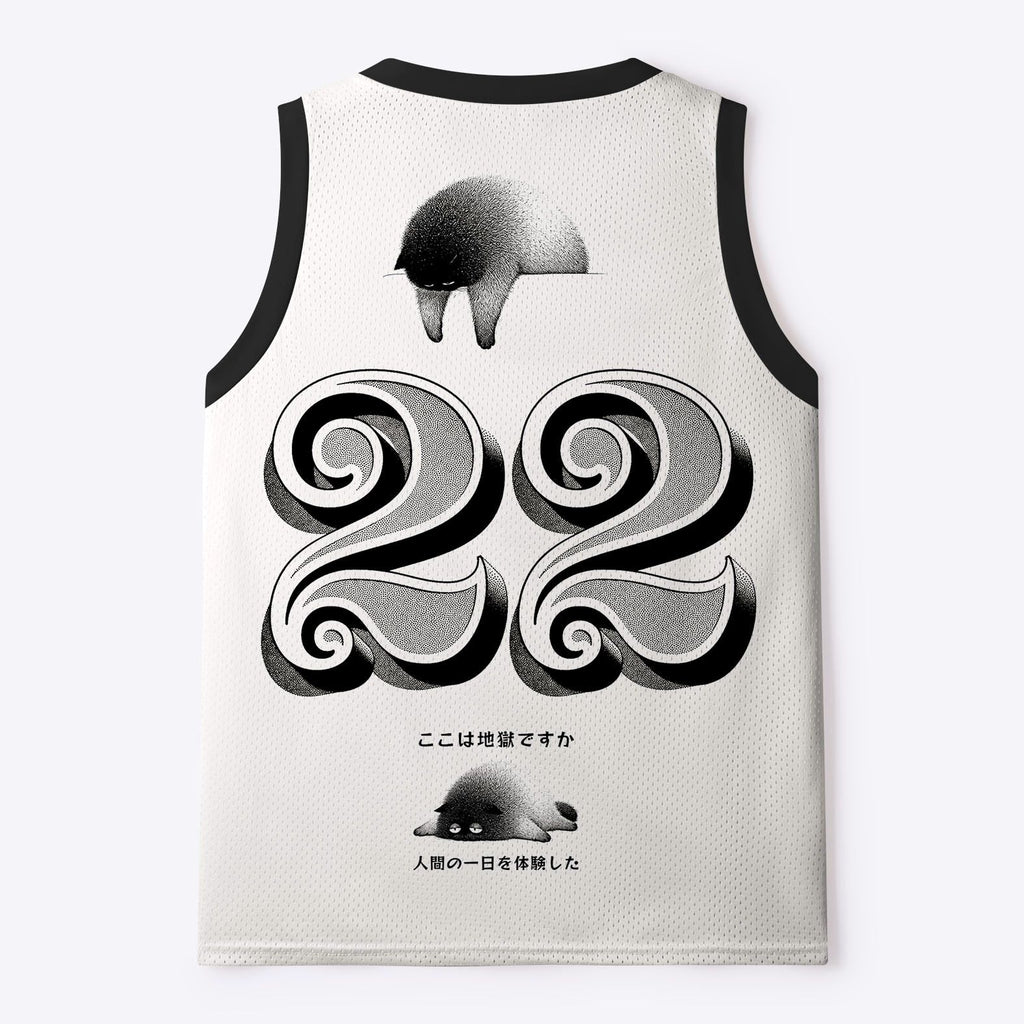 Kyoto Cat Tank Top for Streetwear