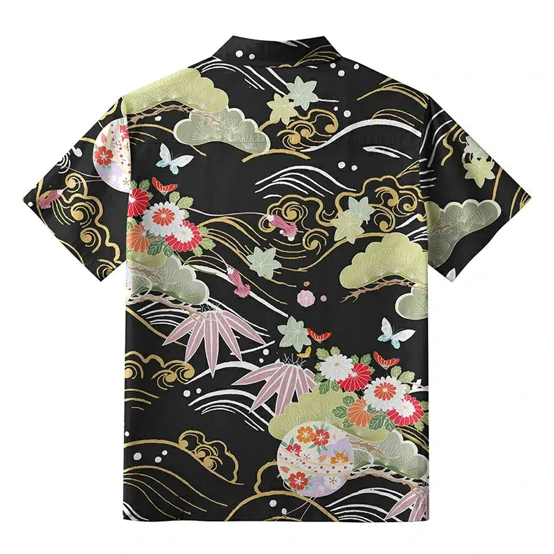 Cloud Print Cotton Shirt for Daily Wear