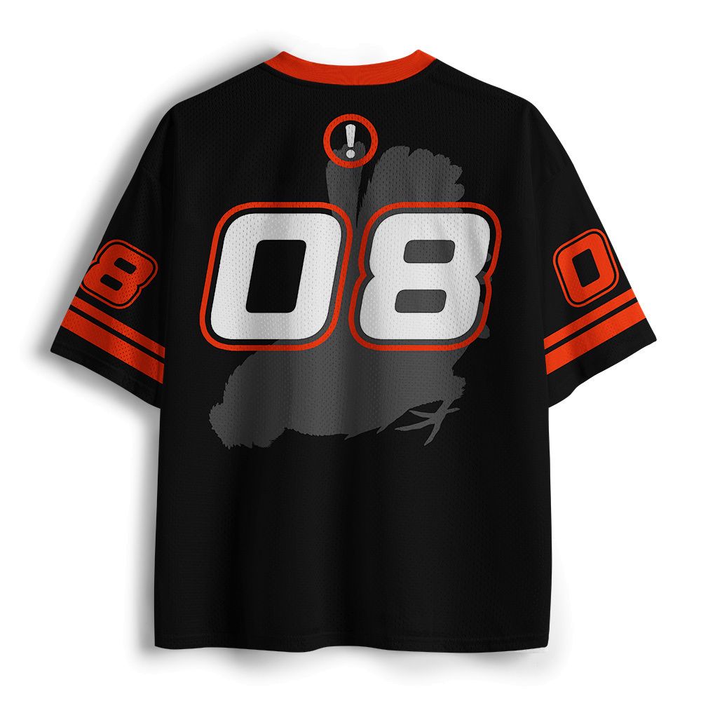 Breathable kanji mesh jersey for sports