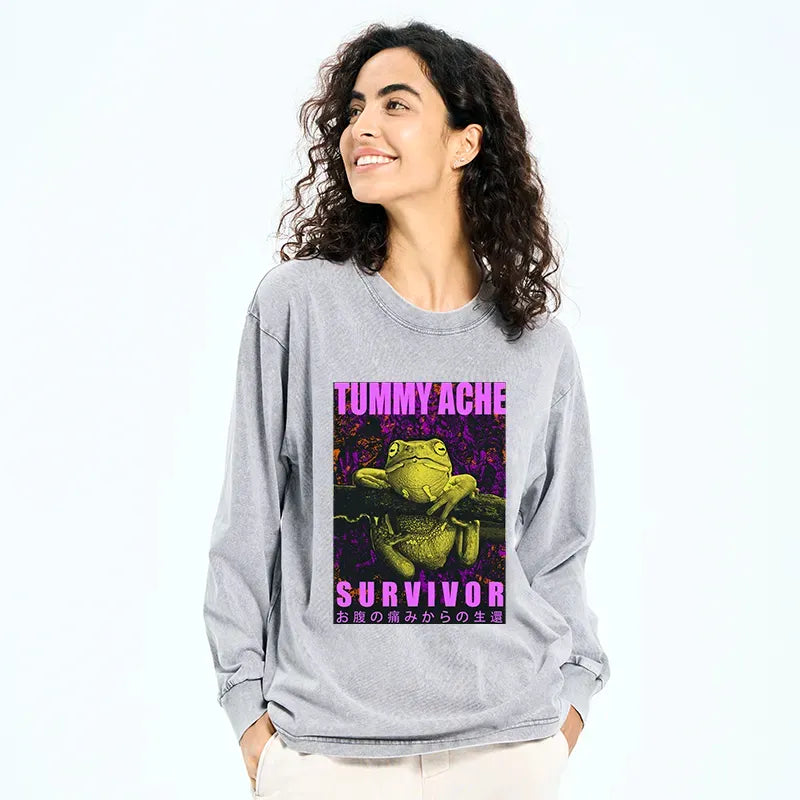 unisex cotton long sleeve tee for everyday