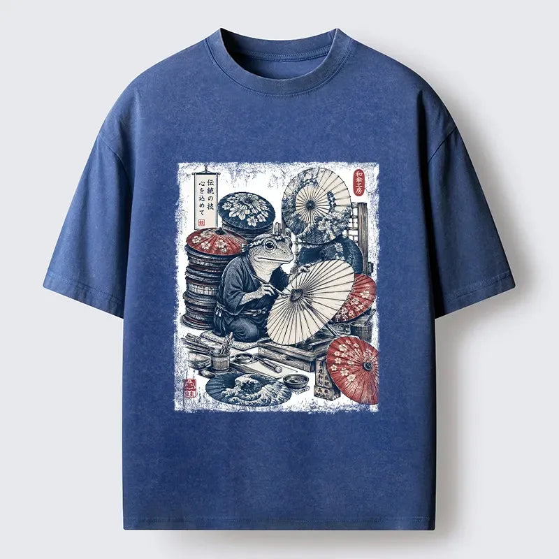 Japanese frog t-shirt for summer