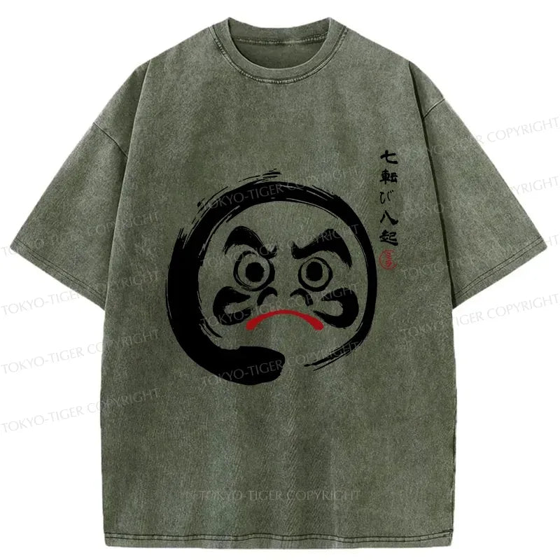 Unisex Cotton T-Shirt with Japanese Enso Design