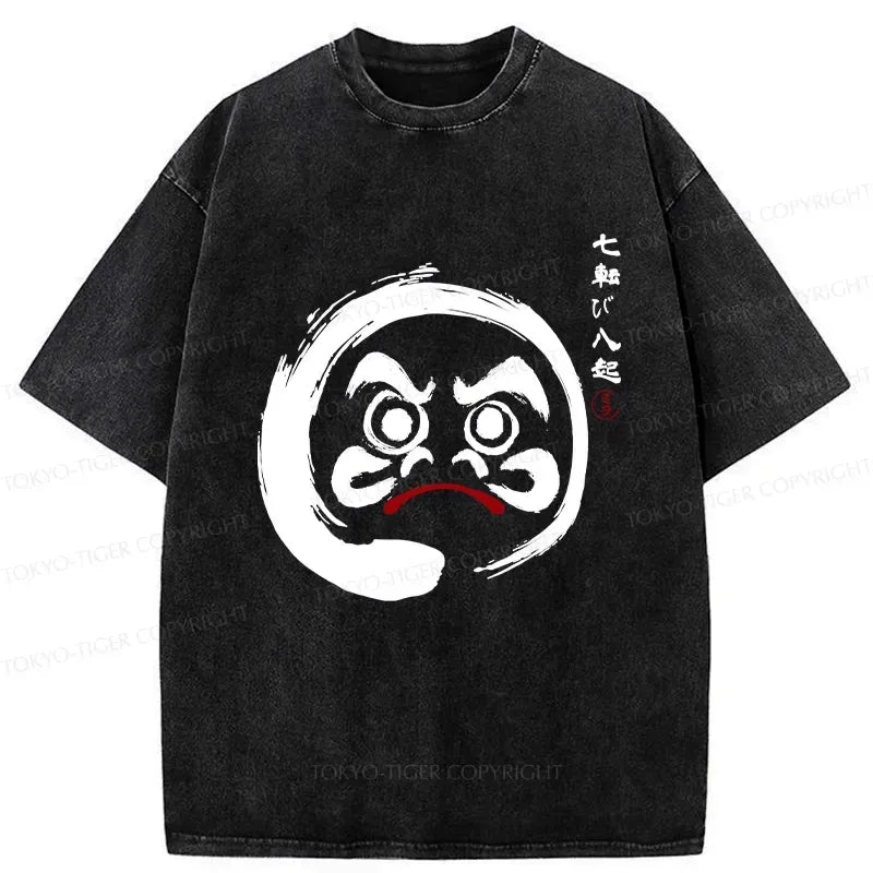 Unisex Cotton T-Shirt with Japanese Enso Design