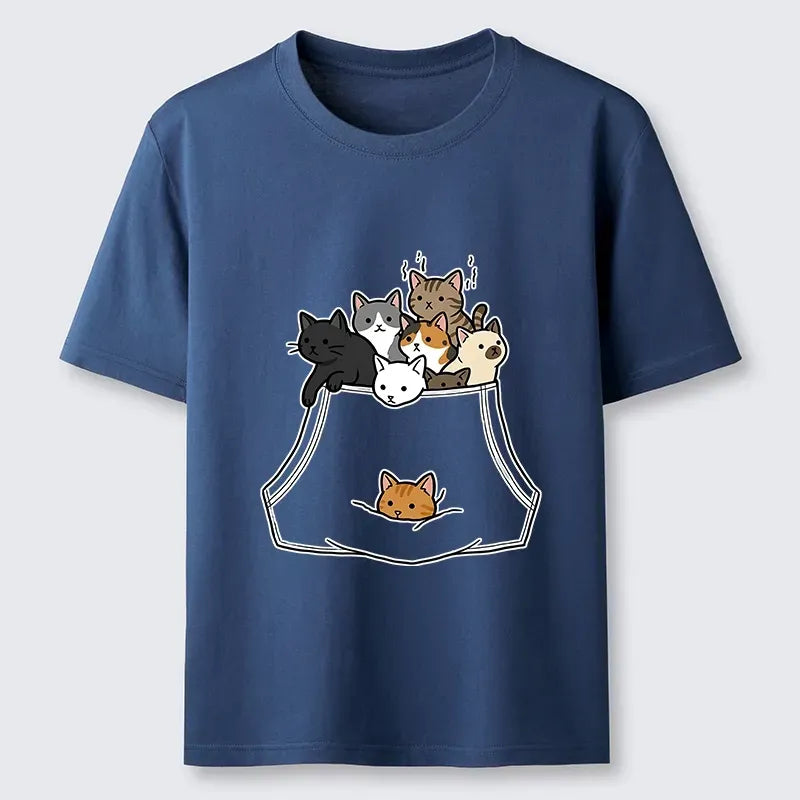 Kyoto-Lion Cats With Pockets Full Classic T-Shirt