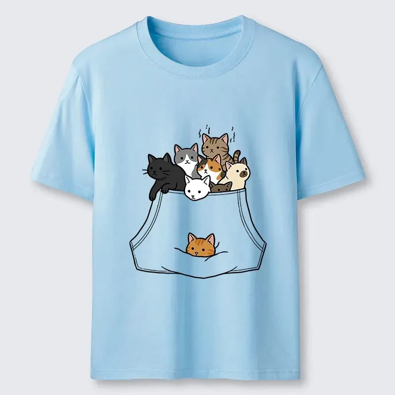 Kyoto Lion Cat Shirt for Casual Vacation