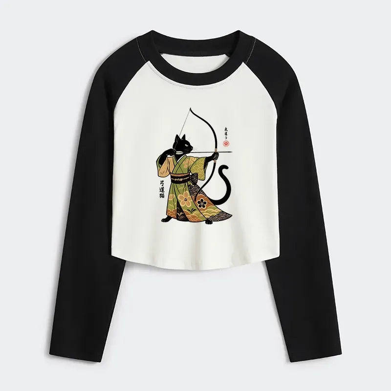 Kyoto Lion Raglan Shirt for Daily Wear