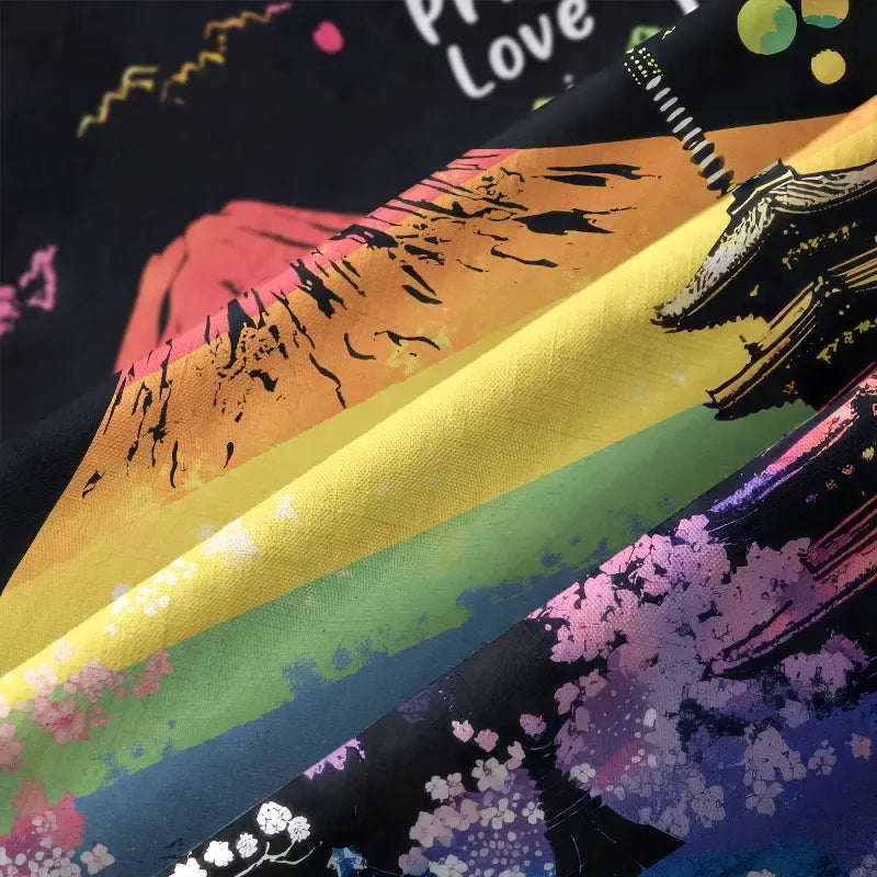 Vintage Ukiyo-e Streetwear Shirt for Daily Wear