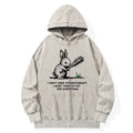 Vintage Japanese Rabbit Streetwear Hoodie