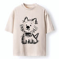 Japanese Style Dog T-Shirt on Sale