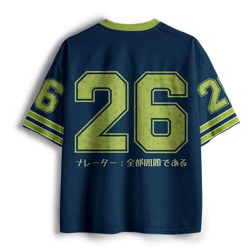 Stupid Frog Meme Mesh Jersey for Streetwear