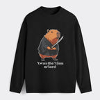 Vintage Japanese Capybara Samurai Shirt for Summer