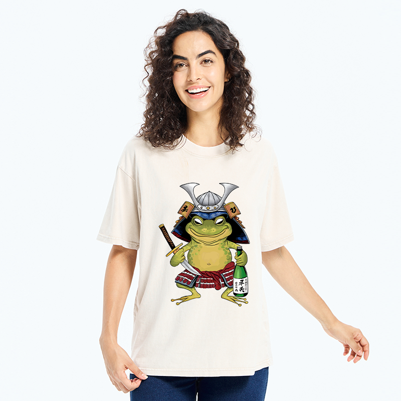 Vintage Japanese Frog T-Shirt for Streetwear