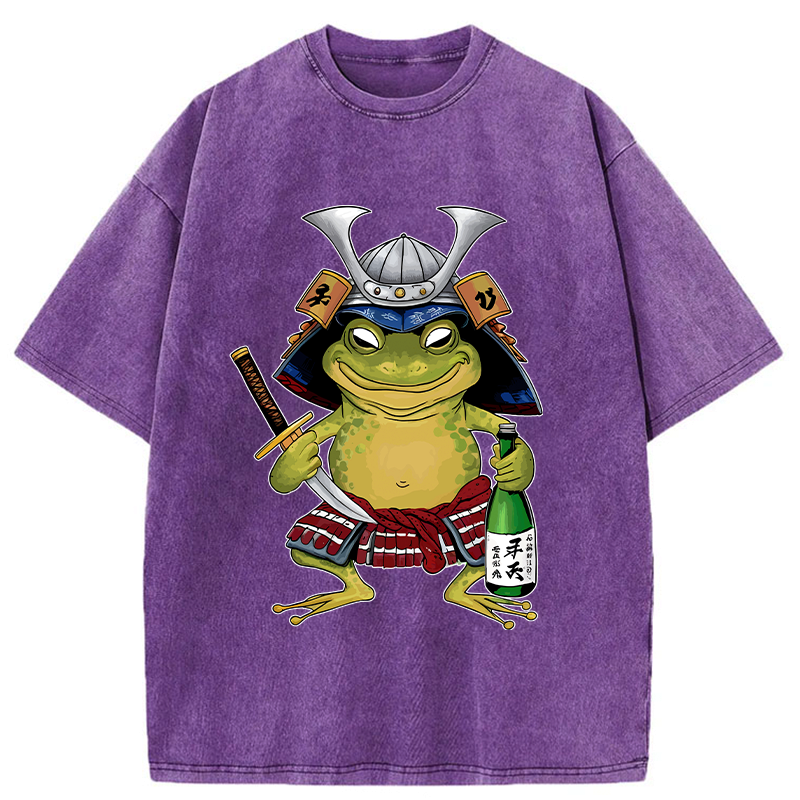Vintage Japanese Frog T-Shirt for Streetwear