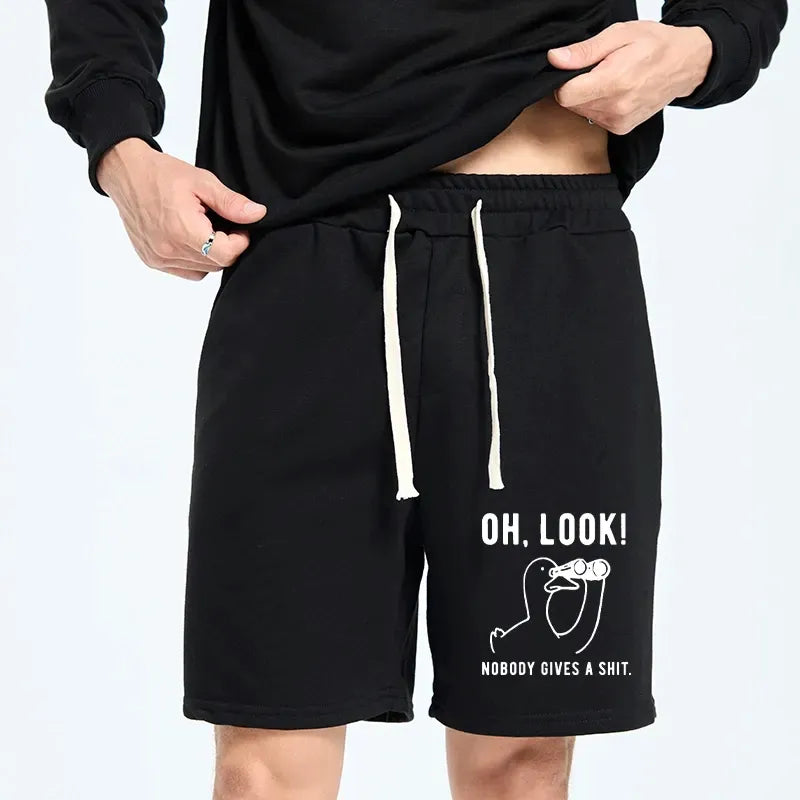 Kyoto-Lion No One Cares About The Duck Unisex Shorts