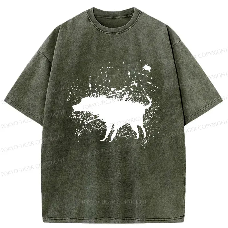 Retro streetwear t-shirt for summer