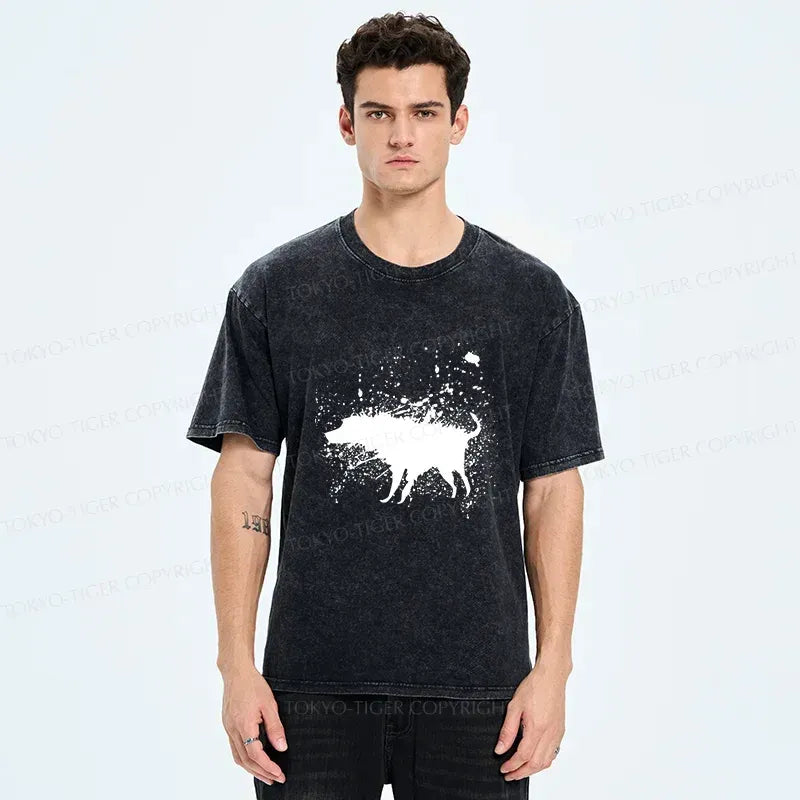 Retro streetwear t-shirt for summer