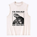 Vintage Japanese Streetwear Tank for Summer