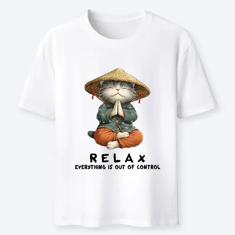 soft cotton unisex cat t-shirt best seller