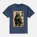 Retro Samurai Raccoon T-Shirt for Streetwear