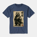 Retro Samurai Raccoon T-Shirt for Streetwear