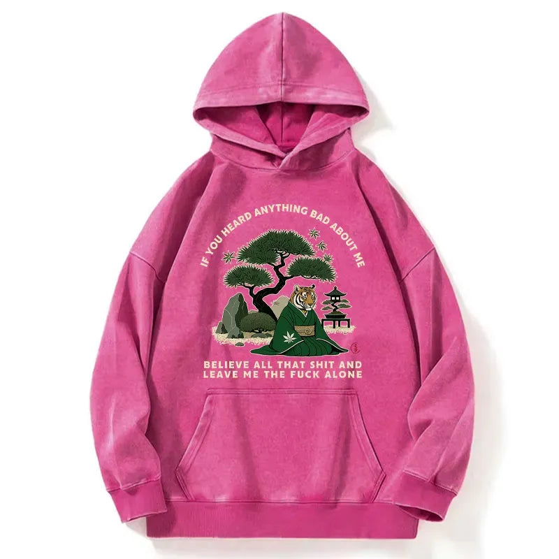 Vintage Washed Hoodie for Daily Wear