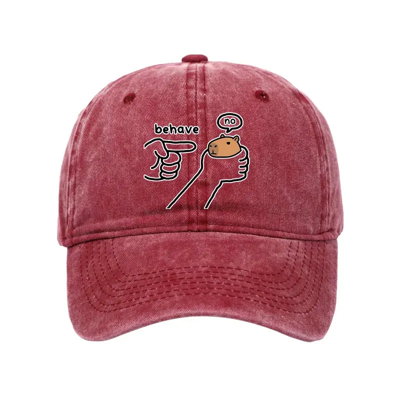 Capybara Washed Cap on Sale