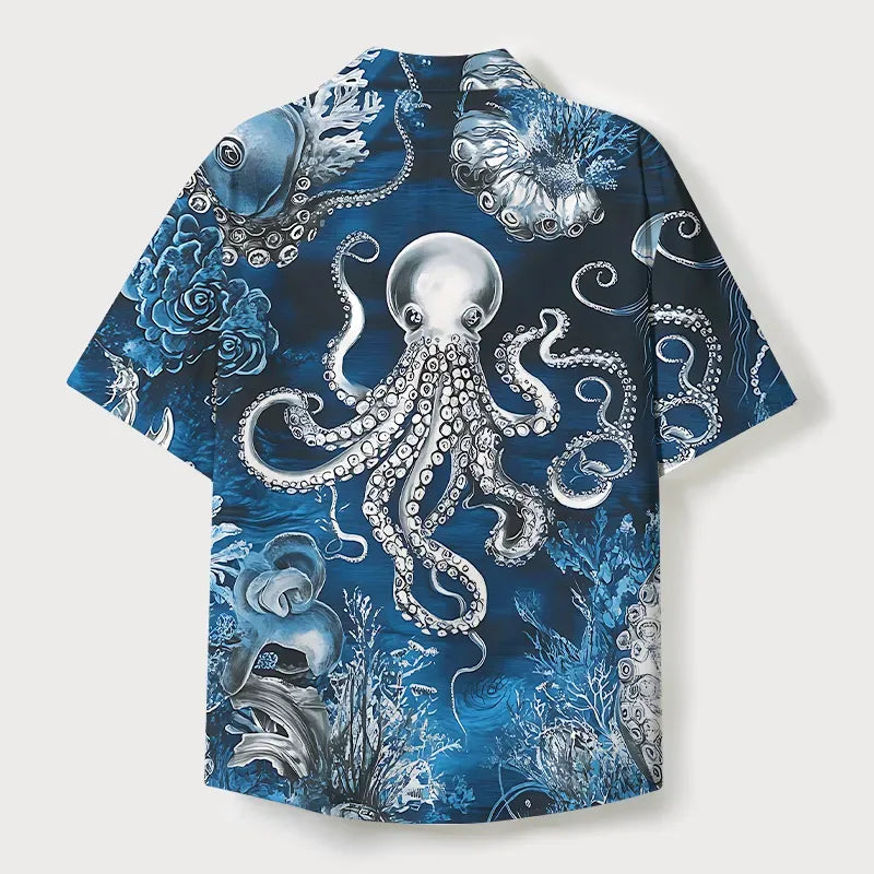 Trendy Japanese Octopus Shirt