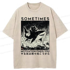 Japanese Washed T-Shirt for Everyday Wear