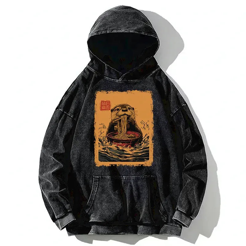 Kyoto-Lion Ramen Lover Otter Washed Hoodie
