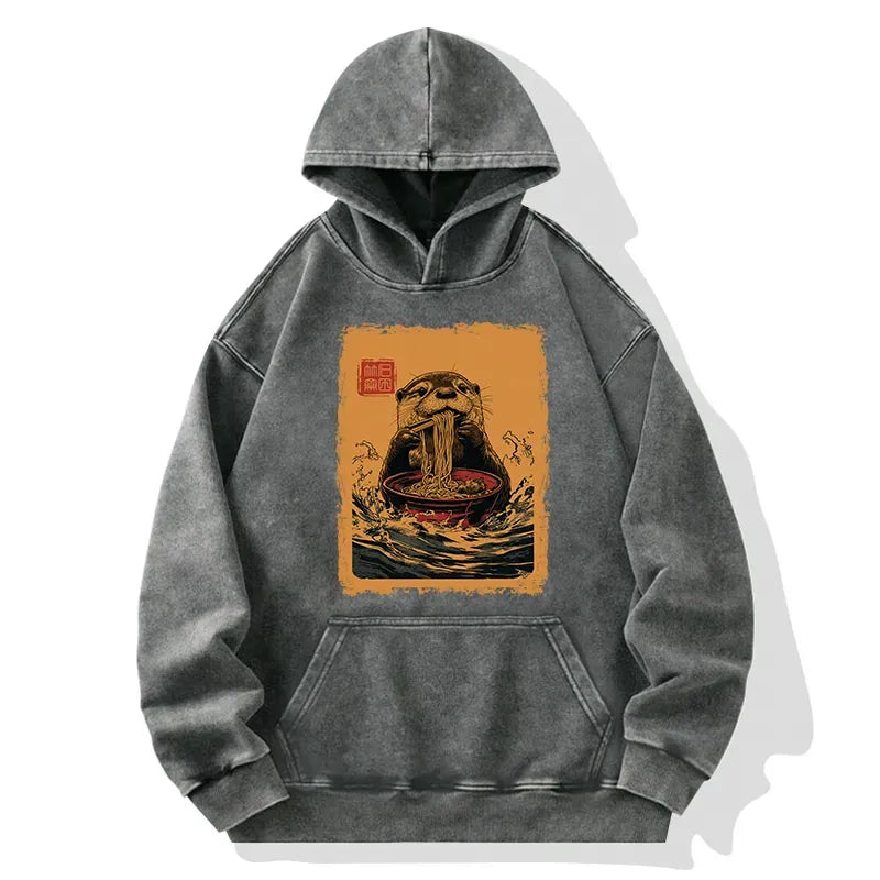 ramen lover otter hoodie gift idea