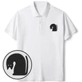 Unisex Embroidered Cat Polo Shirt