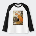 Fox Ukiyo-e T-shirt for Gift Idea