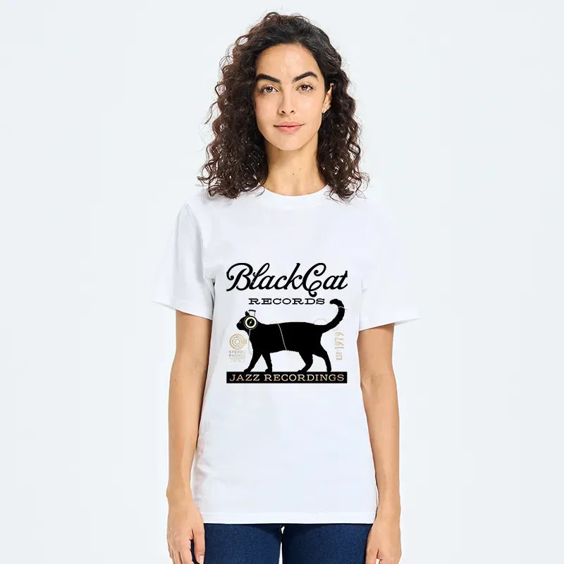 Japanese cat t-shirt for daily wear