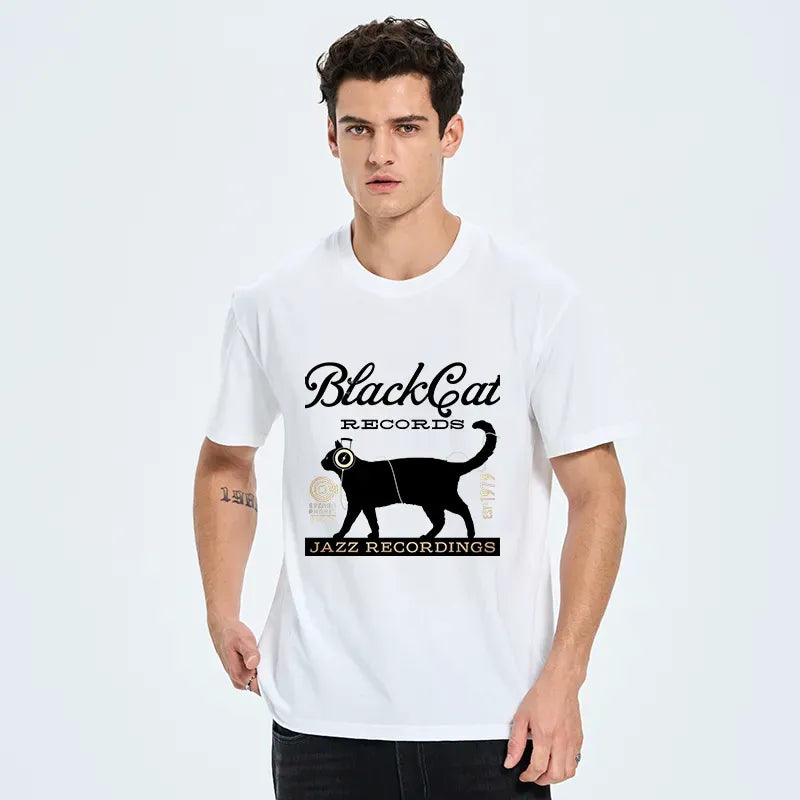 Japanese black cat classic t-shirt