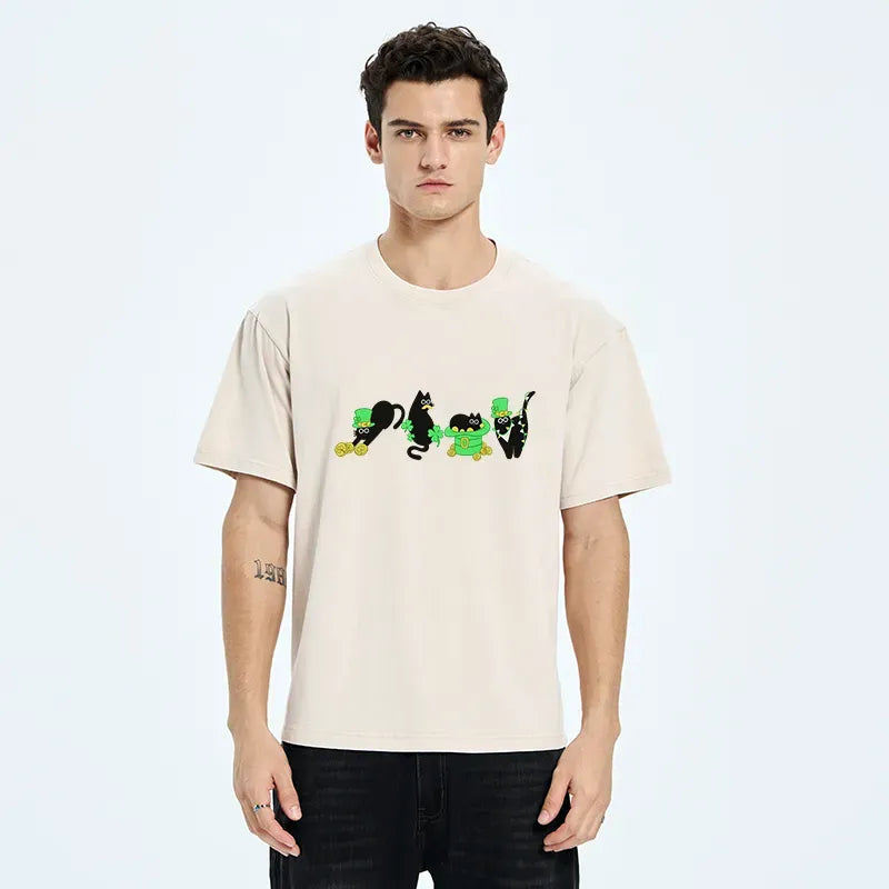 St Patrick's Day Naughty Cats T-Shirt