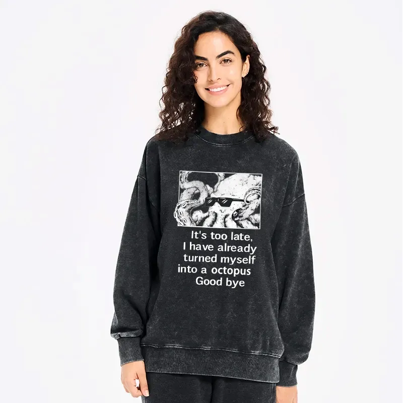 Kyoto lion octopus meme sweatshirt gift idea