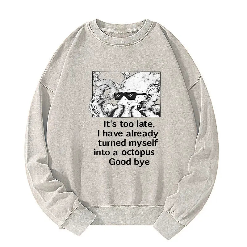 Kyoto lion octopus meme sweatshirt gift idea