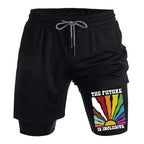 Kyoto-Lion pride training shorts