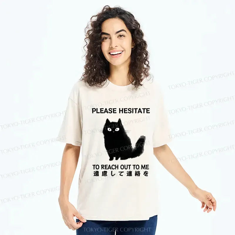 Unisex Cotton Cat Tee for Streetwear