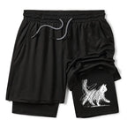 Soft Cat Print Shorts Free Shipping