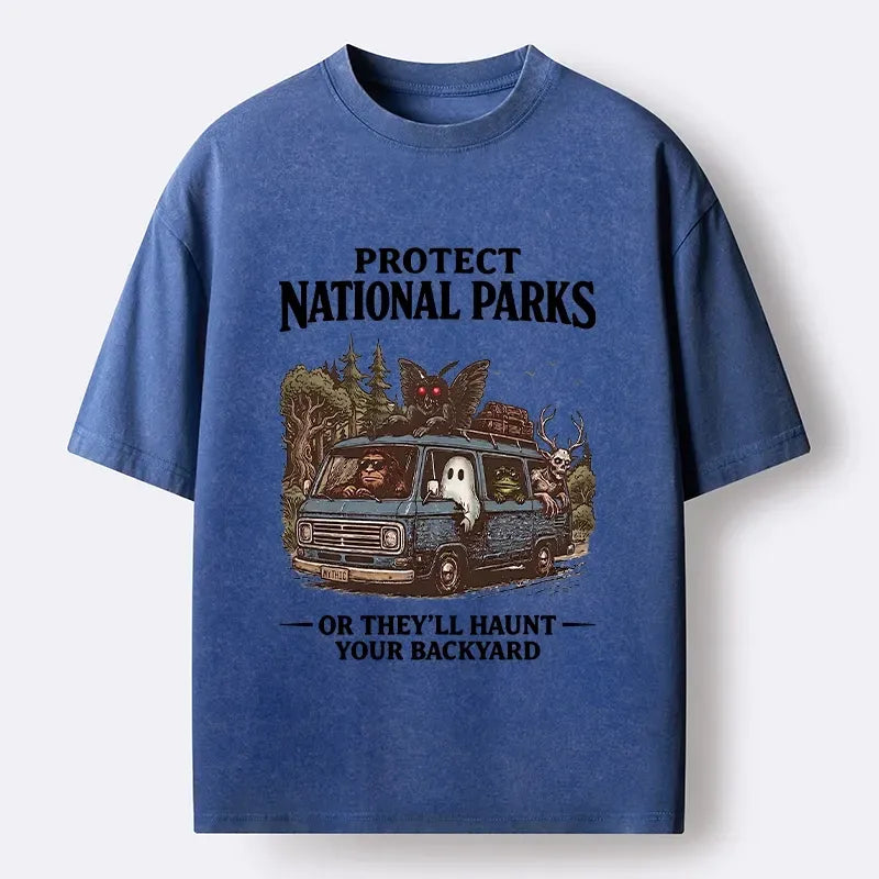 Japanese vintage washed t-shirt for daily wear