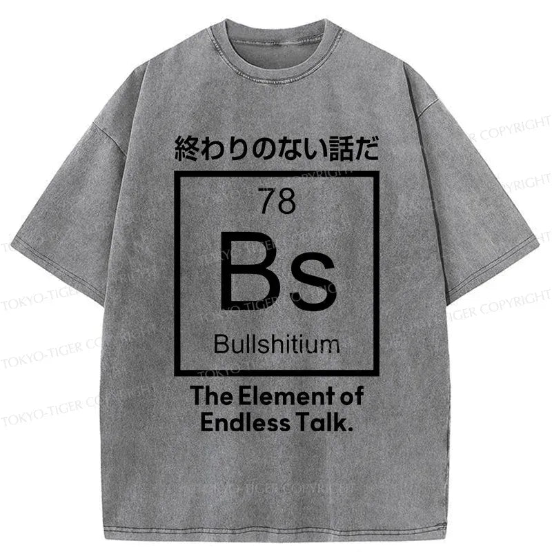 Kyoto-Lion Endless Element Washed T-Shirt