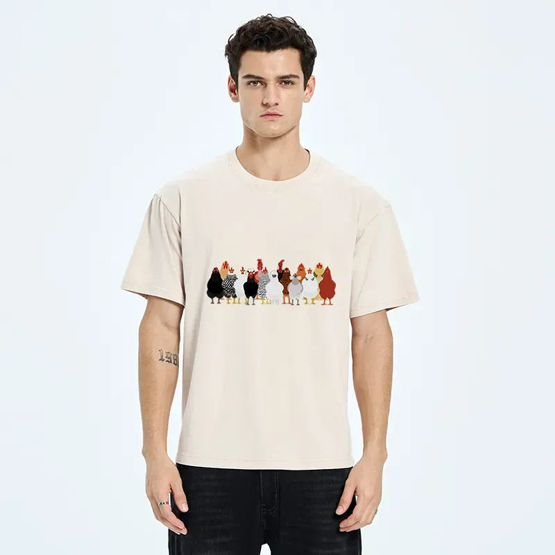 kyoto lion funny chicken t-shirt for gift